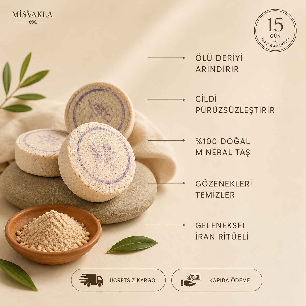 Ruşur Taşı ile Kadifemsi Cilt Hissi